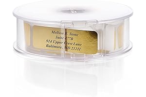 Elegant Gold Foil Return Address Labels for a Touch of Sophistication