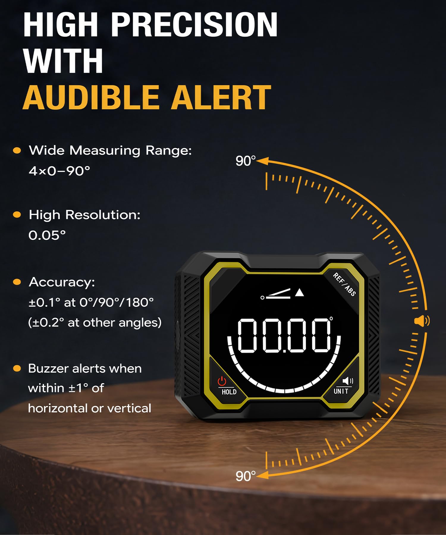 Digital Angle Finder - Level, Incline, Position -2 Digital Angle Finder - Level, Incline, Position -2