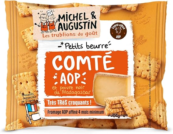 Michel Et Augustin Biscuits Aperitifs Comte Aop 30 G Lot De 12 Amazon Fr Epicerie