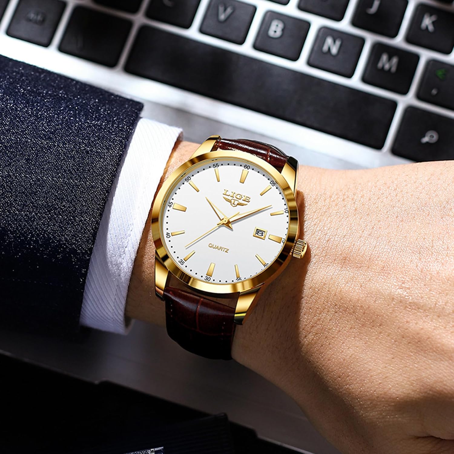 Vignette 6 LIGE Montre Homme