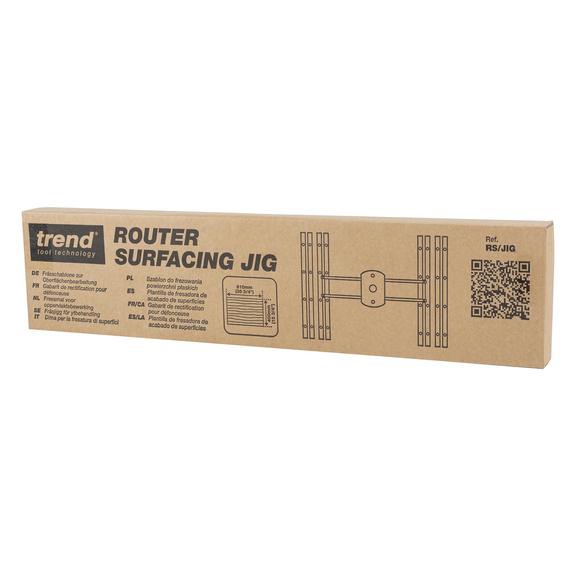 Trend Gabarit de surfaçage, gabarit compact adaptable pour les travaux d'aplanissement, de surfaçage et de tranchée sur des matériaux de forme large ou irrégulière, RS/JIG