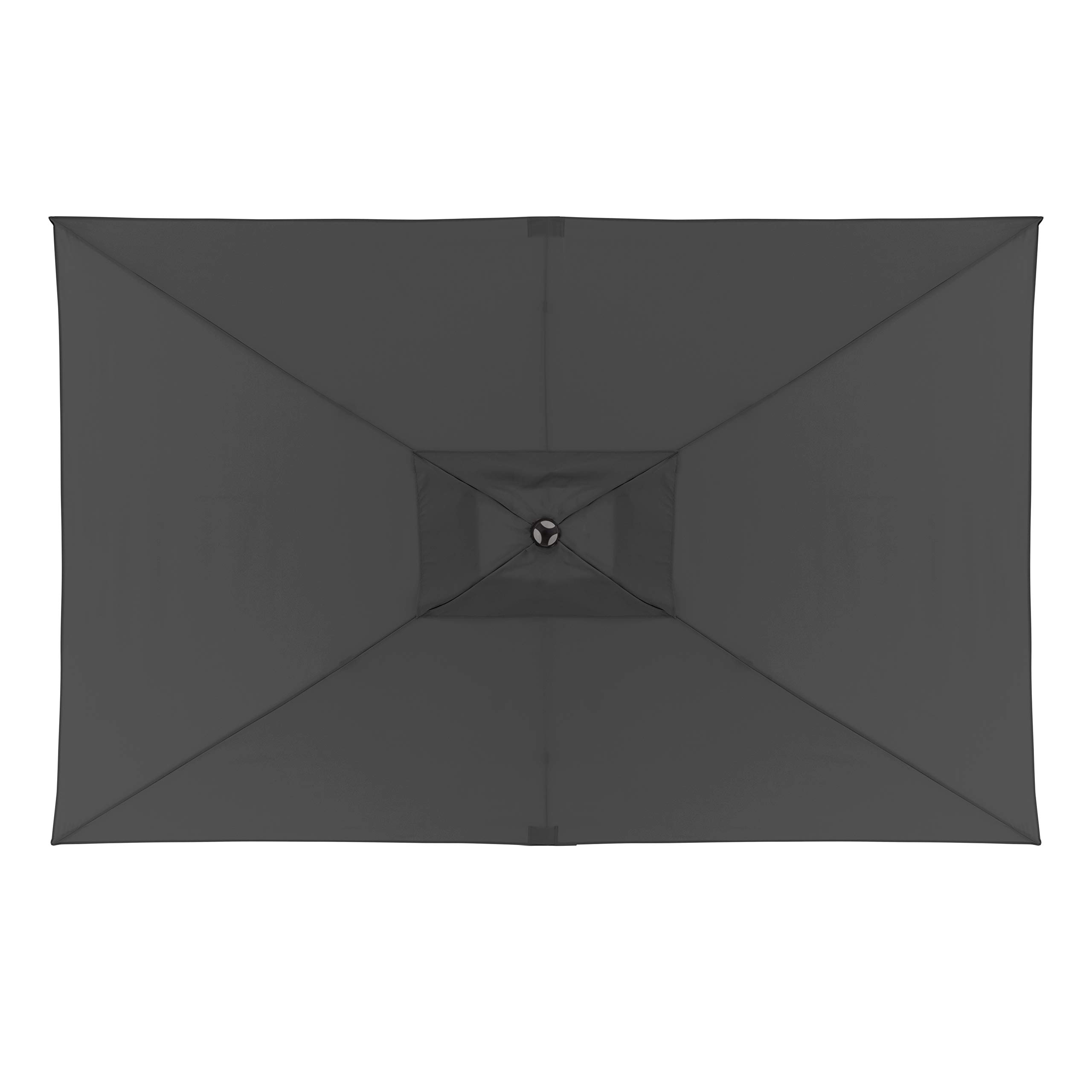 Doppler Aluminiowy parasol przeciwsłoneczny SL-AZ 190 x 290 – prostokątna ochrona przed słońcem na balkon/taras – zginany – 190 x 290 cm – antracyt