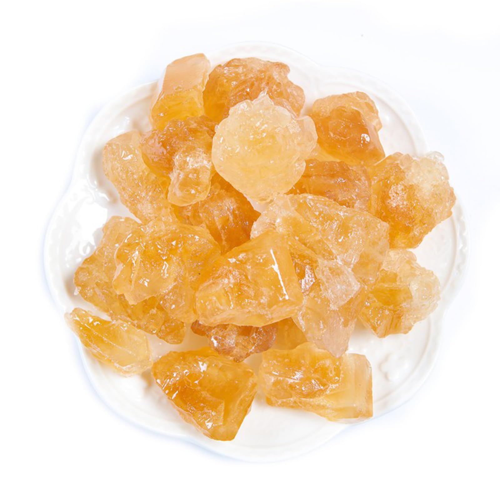 sugarさま Yellow Rock Sugar,Sugar Cane Rock Candy Crystals,Rock Sugar for