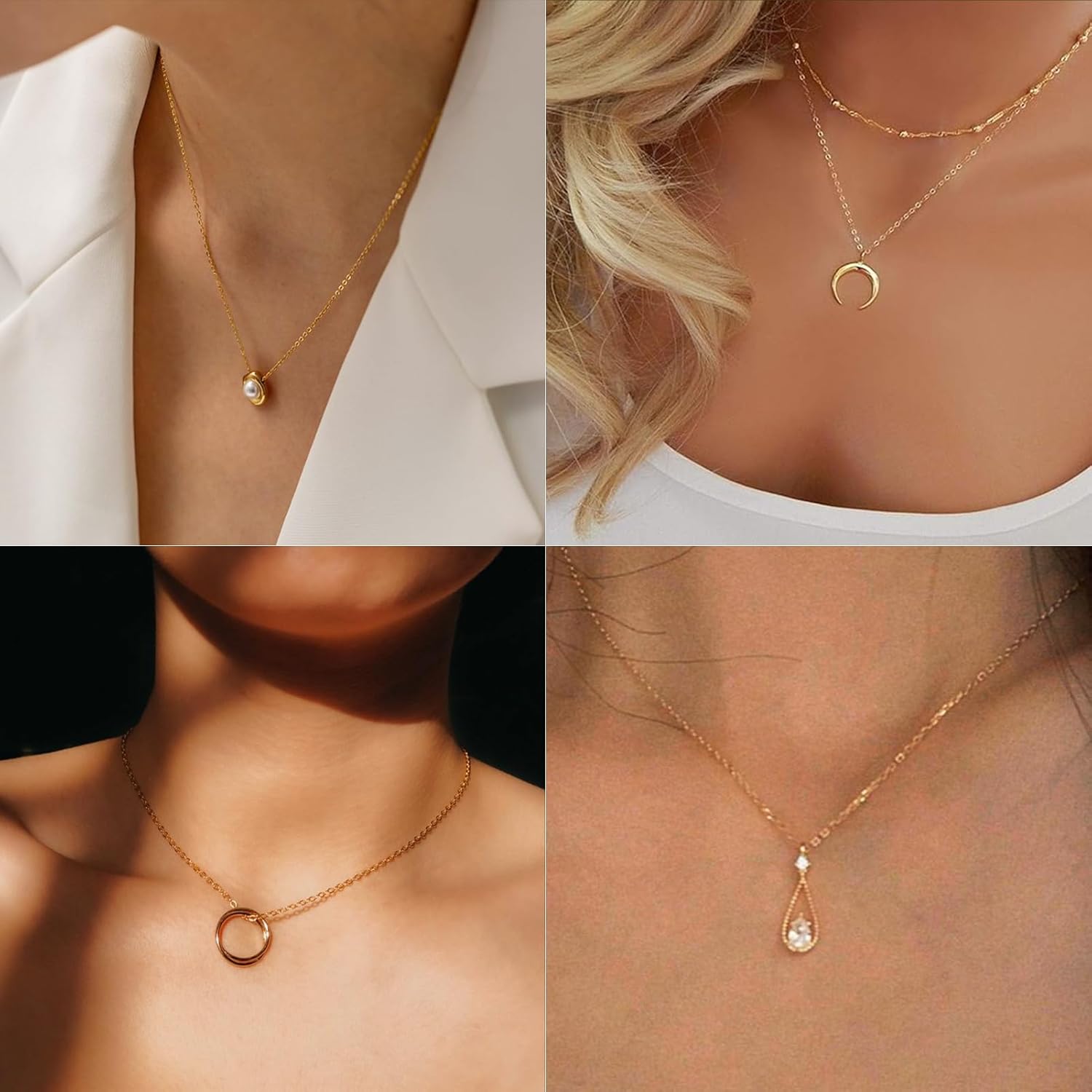 24 PCS Adjustable Necklace Chain 2mm Dainty Cable Chains for DIY Jewelry Making Stainless Steel Chain with Extender Lobster Clasps for Women（16 Inch & 18 Inch） - Image 7