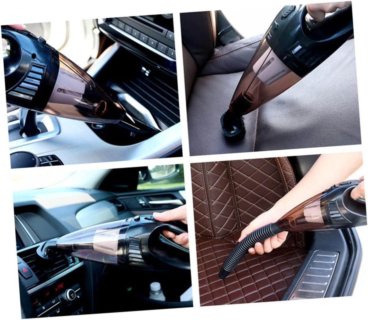Cabilock 12v Powerful Electric Car Vacuum Handheld Dust Remover Dual-use Dust Collector Auto Cleaner