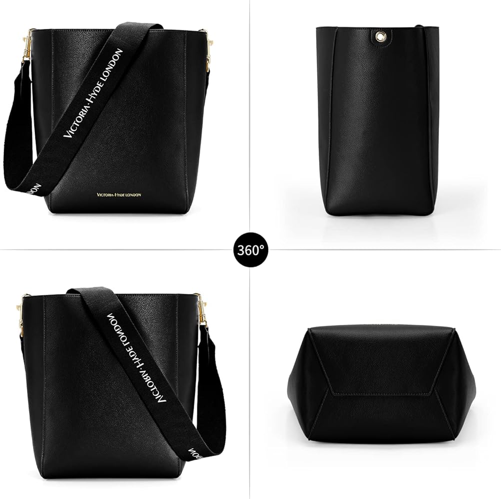 HYDE ショルダーバッグ ハンドバッグ 黑ミサ モノグラム ポーチ付き