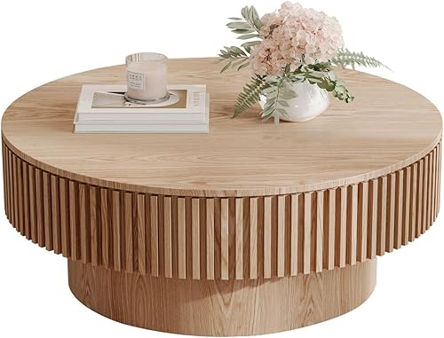 Miniatura 19 de LKTART Mesa de Centro con Tapa Elevable para Sala de Estar, Mesa de Centro Acanalada de Acento con Almacenamiento, Mesa de Té Central Rectangular