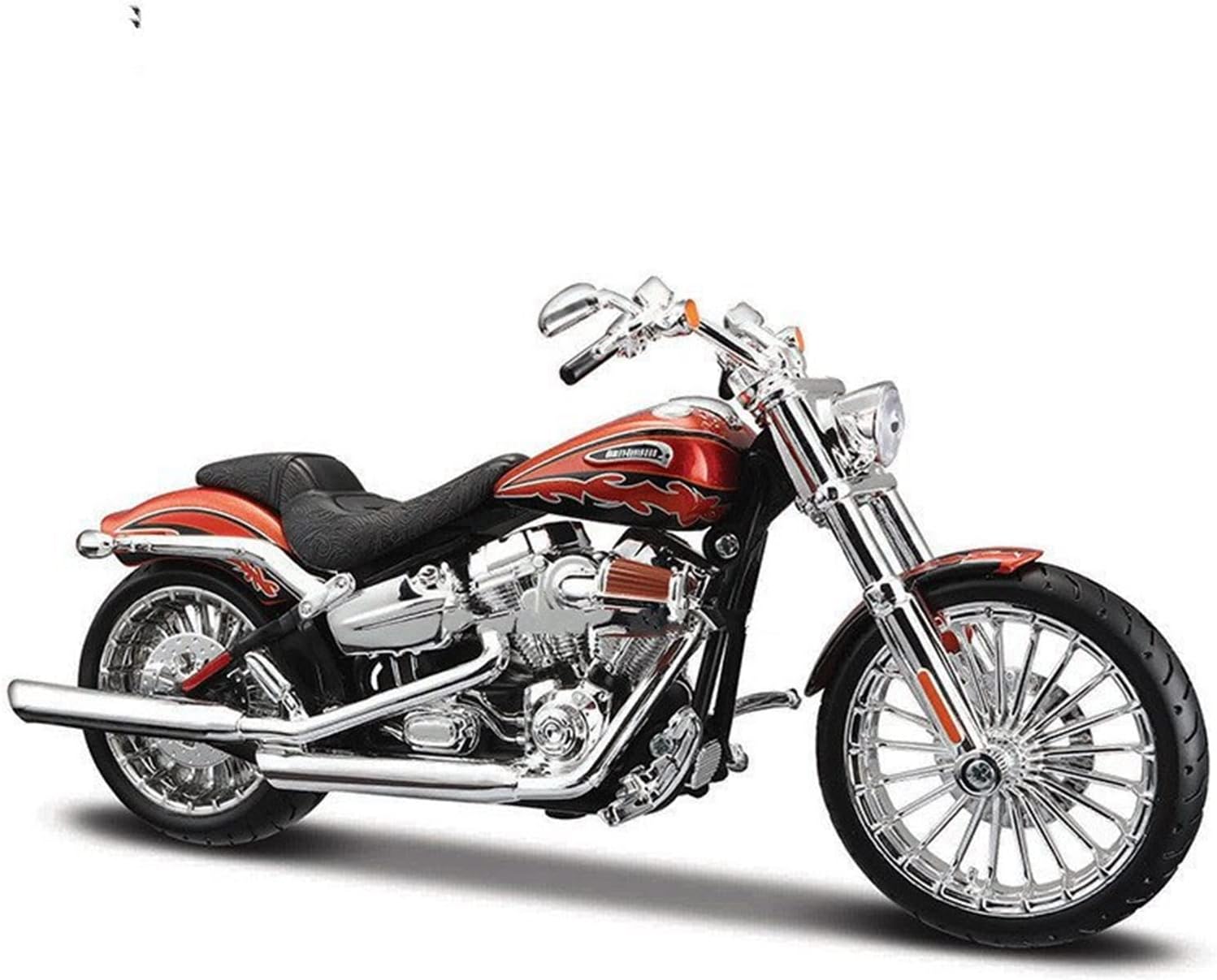 HTASFCI Motorcycle Model Compatible with Harley-Davidson, 2015 Street Glide Special, 2017 Road King, 1:12 Classic Static Die-Cast Motorcycle Model Gift Simulation Vehicle(2014 CVO Breakout)