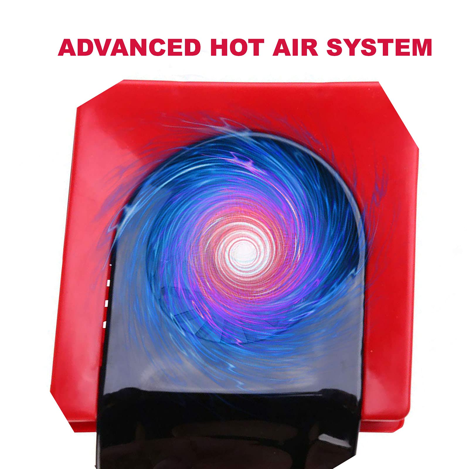 GVAKMM Retro Cart Popcorn Machine Hot Air Popcorn Maker Home Protable Popcorn popper Machine For Party Movie Night and Birthday Gift, 13.70x8.40x6.40 (820X), red, 8.4 x 6.4 x 13.9 inches