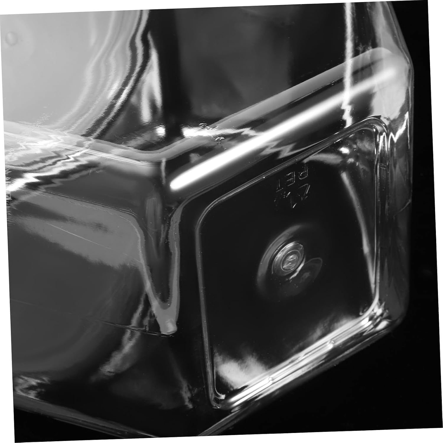 Transparent Hexagonal Cookie Jar Candy Container with Lid Multi Functional Clear Storage Bin for Snacks Biscuits and Kitchen Organization