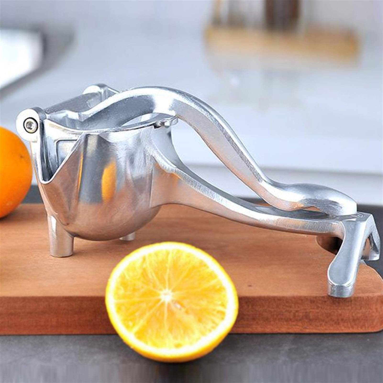 Aluminiumlegierung Manuelles Juicer Saft Squeezer Handdruckmaschine Granatapfel Orange Karotte Zitrone Küche Obst Gemüsewerkzeug (Color : 1pc, Size : 22x10x10.8 CM)