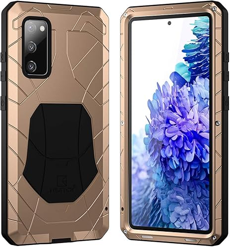 Miniatura 8 de Carcasa Feitenn de metal para Samsung S20 FE 5G, carcasa robusta para Galaxy S20 FE 5G, funda rígida tipo escudo militar con antigolpes, a prueba de