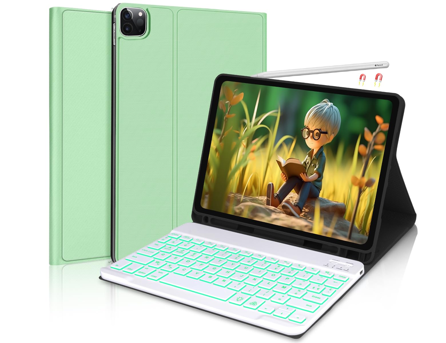 IPad Pro 13 Inch  2024  Hoes Met Afneembaar Toetsenbord Roze 3 210f710d 452a 4f9a Bd33 Cba079b1c4fc