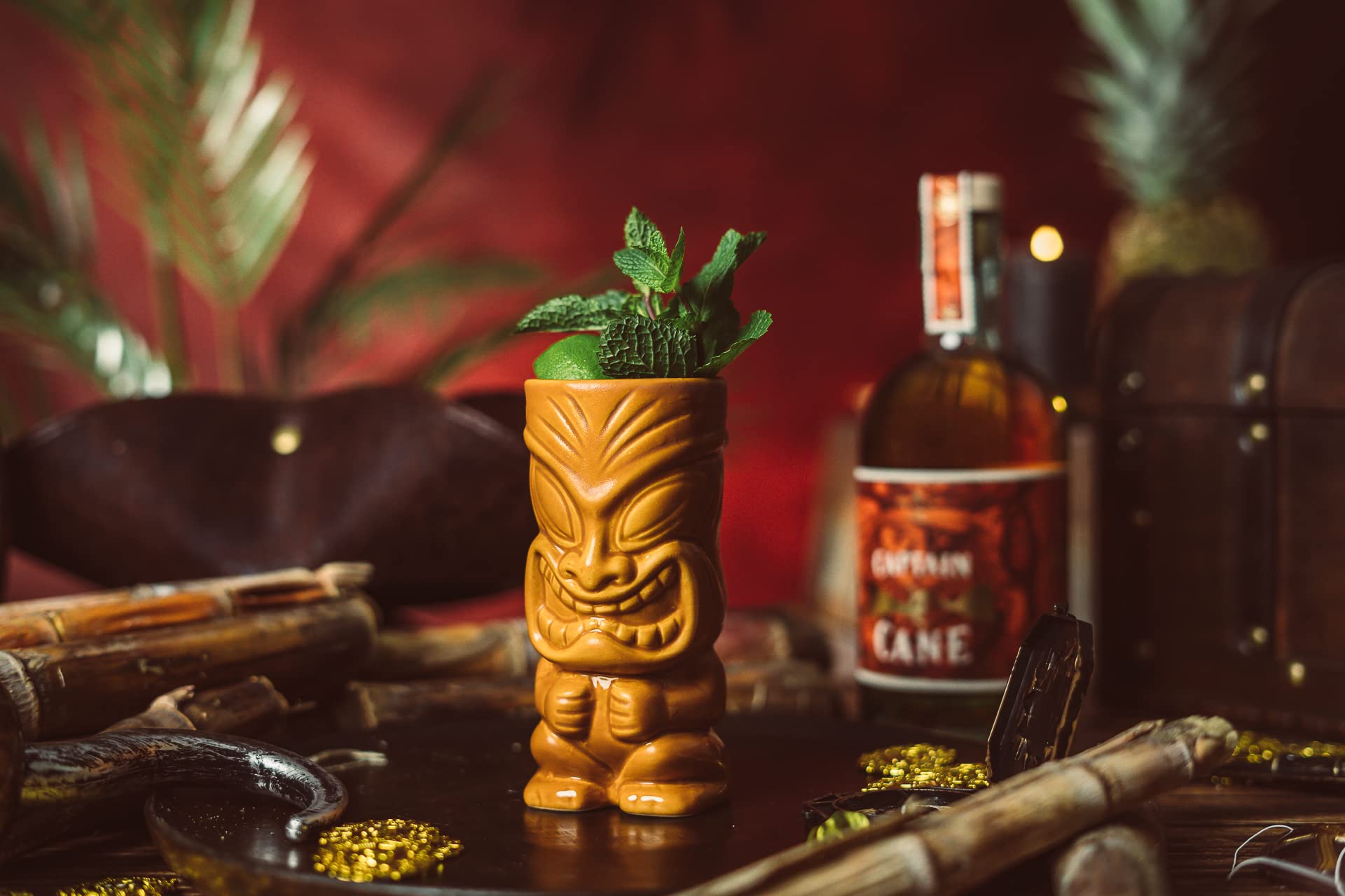 Captain Cane I Feinste Rumsorten aus der Karibik I 700 ml I 40% Vol. I Exotische Noten von Banane, Vanille, Kokos und Karamell (Packung mit 2)