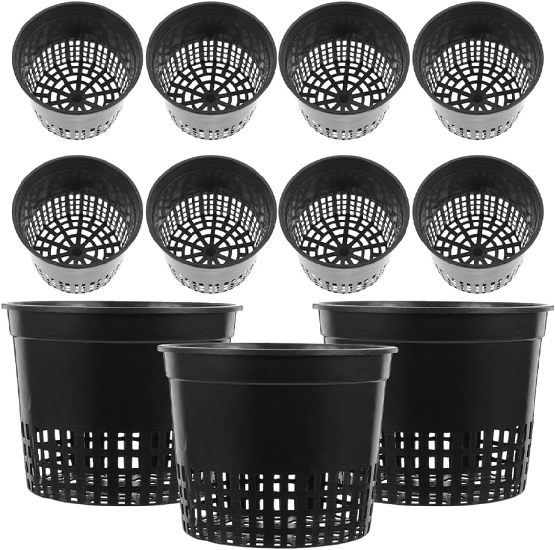 Beaupretty 15pcs Hydroponic Net Cups Plastic Planting Cups for Roots