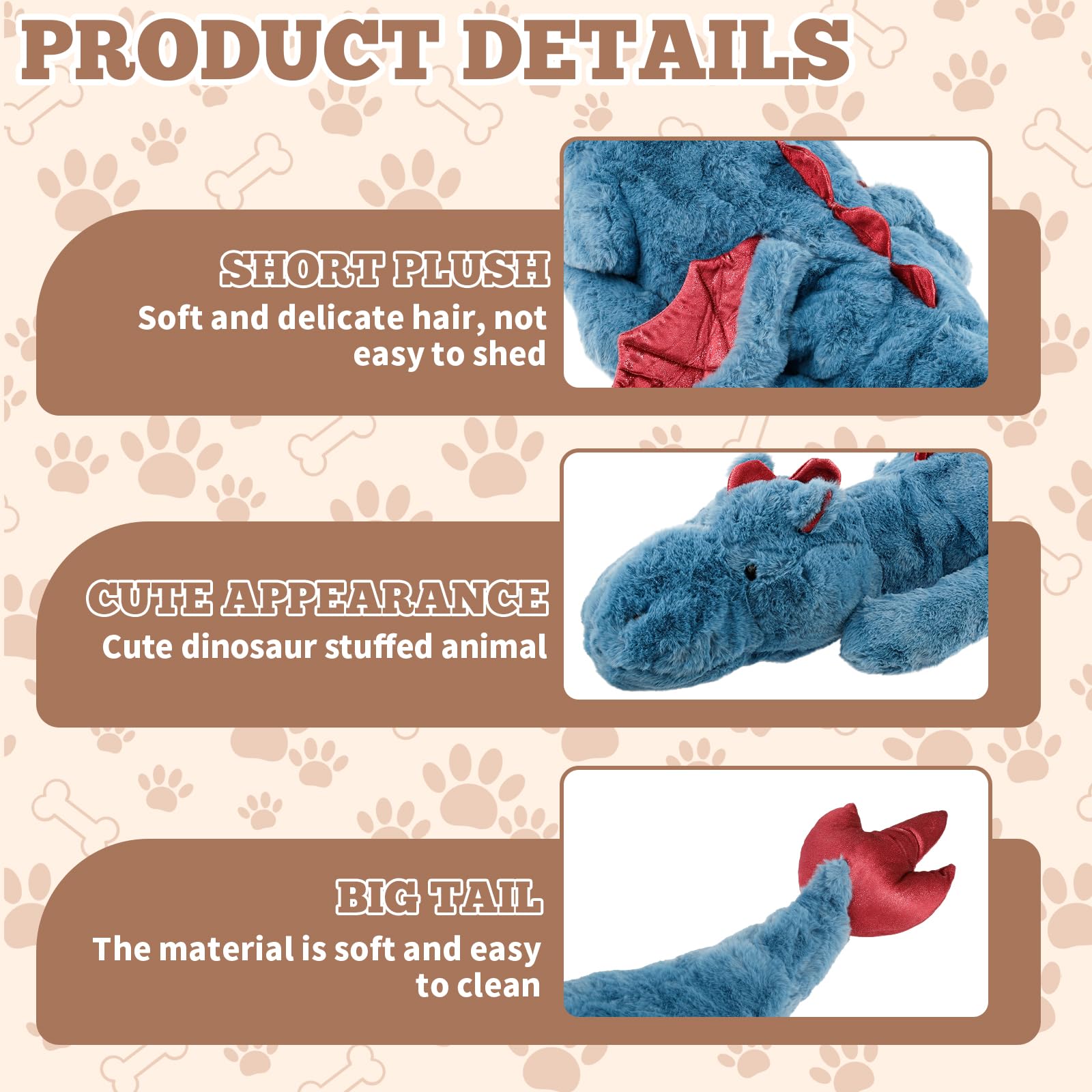 70-150 cm Kuscheltier Drache, Plüschtier Schlafkissen Große Weiche Lange, Riesige Plüschtier Flauschiger Kissen Geschenk für Kinder Freundin(130cm,Blau)