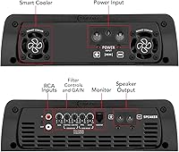 Vista 9 de Taramps Smart 3 Bass 0.5 a 2 ohmios 3000 vatios RMS, multiimpedancia, 1 canal, amplificador para subwoofer de coche, clase D de alta potencia