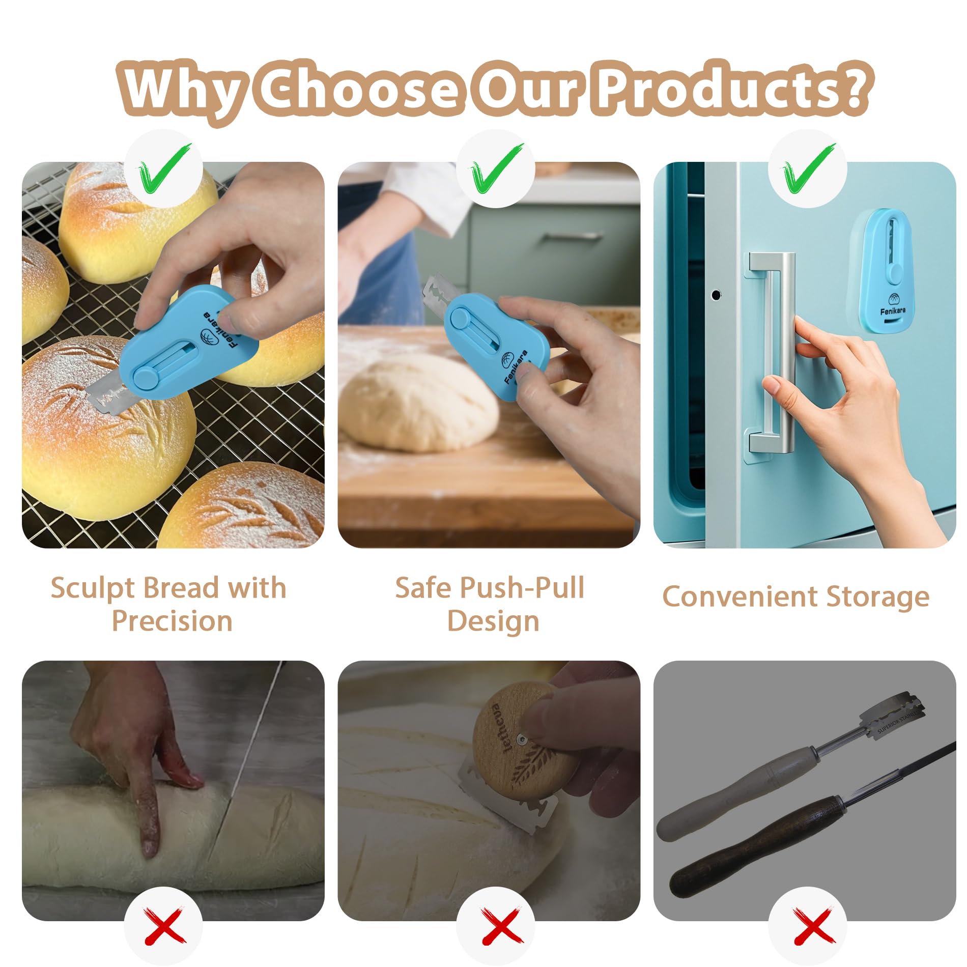 Professional Bread Lame - Sourdough Scoring Tool -4