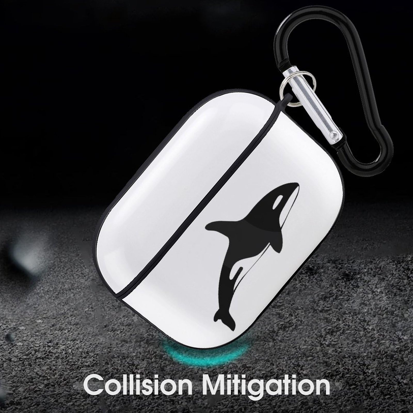 Amazon | 匹のシャチ AirPods Pro2 ケース 2022年9月発売 シロ