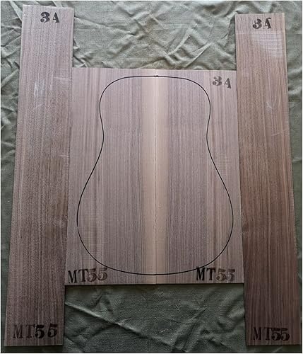 Miniatura 8 de 1 juego de parte trasera y lateral de guitarra, panel de guitarra de 41 pulgadas, material de fabricación de guitarra, kit de guitarra de bricolaje