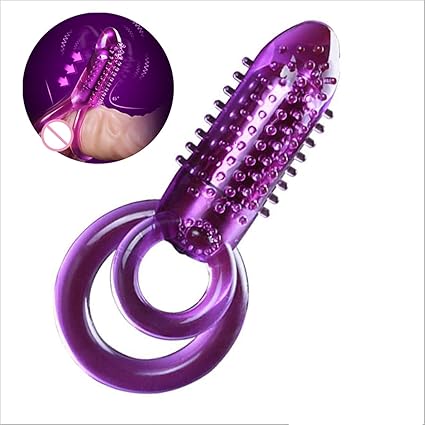 DEALBUHK Juguete vibrador Estimulante Femenino Anillo ...