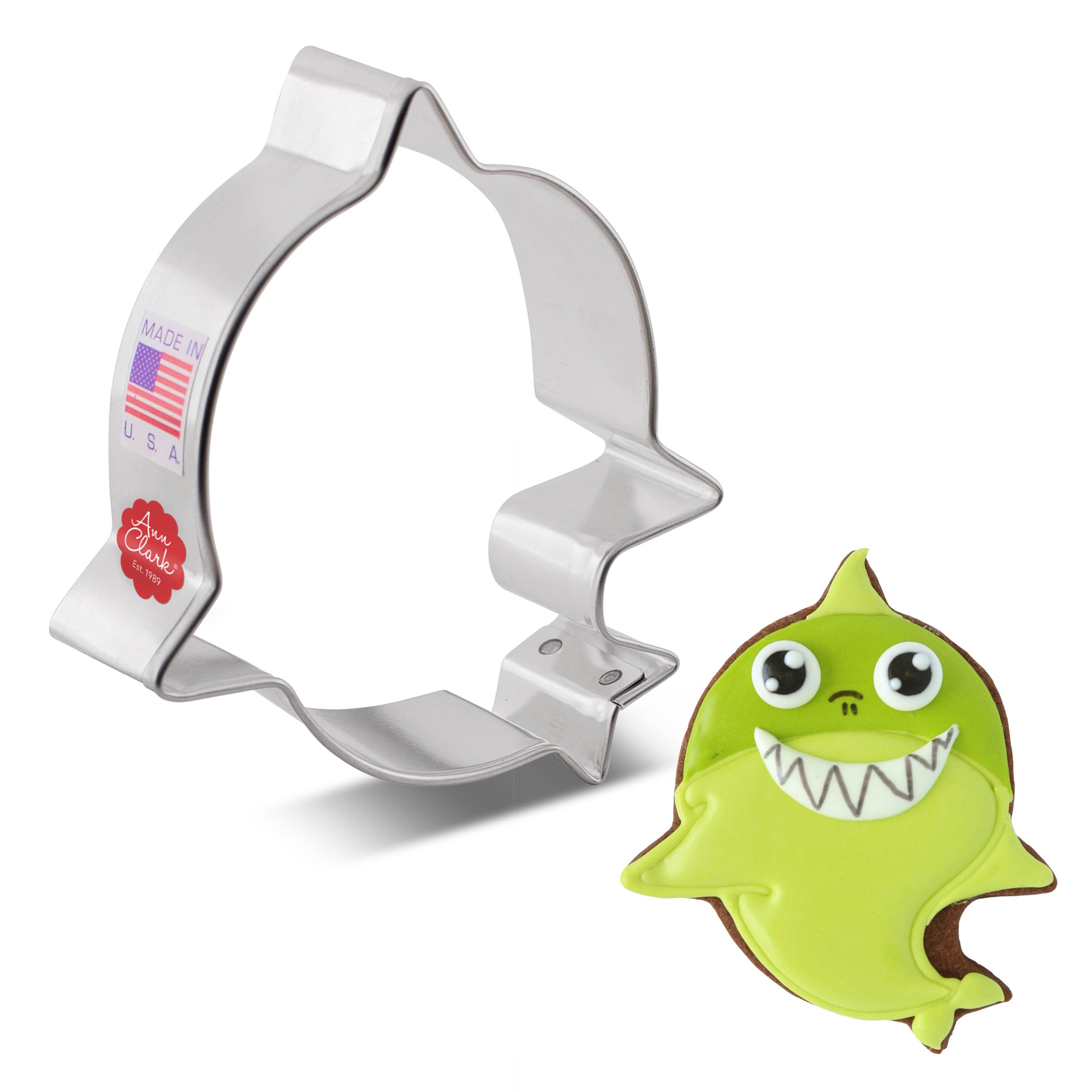 Ann Clark Cookie Cutters Little Shark Cookie Cutter, 3.75