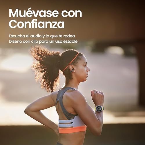 Amazfit Up OWS Casque Bluetooth 5.3, Écouteurs Ouverts sans Fil avec Contrôle Tactile, IPX4 Résistants à l’Eau et à la Transpiration, Réduction du Bruit AI, pour Le Sport, Running et Entraînement - 4