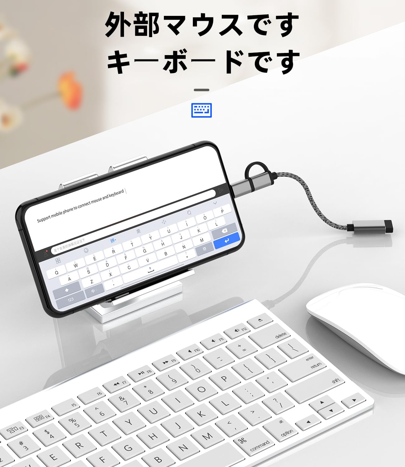 Type-C?USB-A変換アダプタ付き キーボードマウスセット Amazon.co.jp: USB-C変換アダプタ Type-Cケーブル タイプc USBマウス