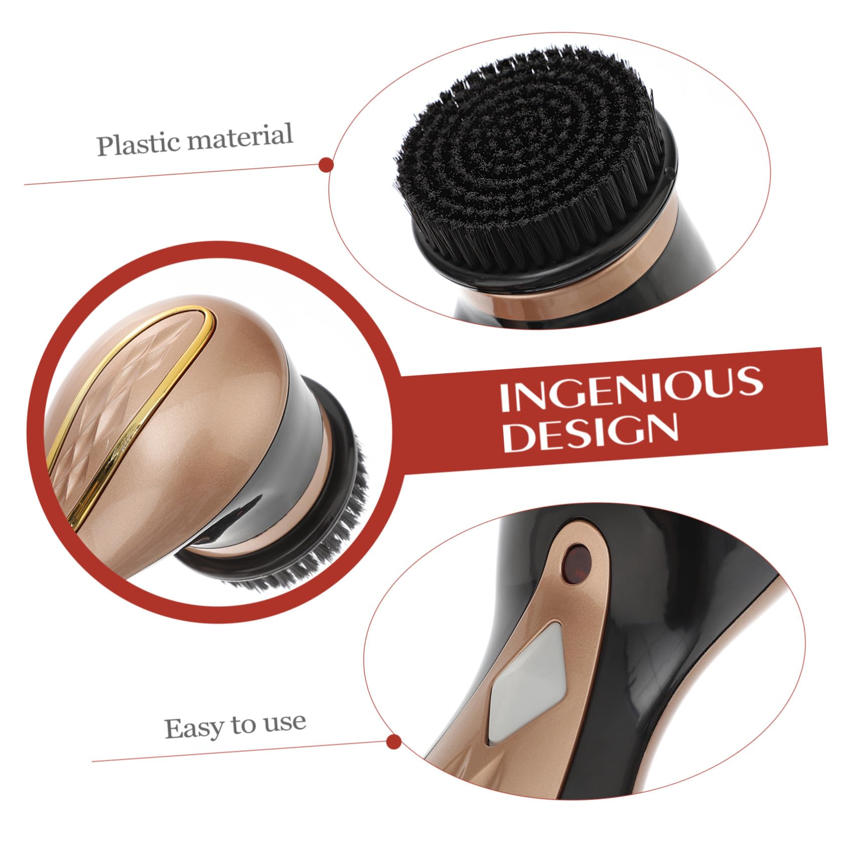 Cireuse à Chaussures 2, 2 W Portable Électrique 3, 7 V Brosses