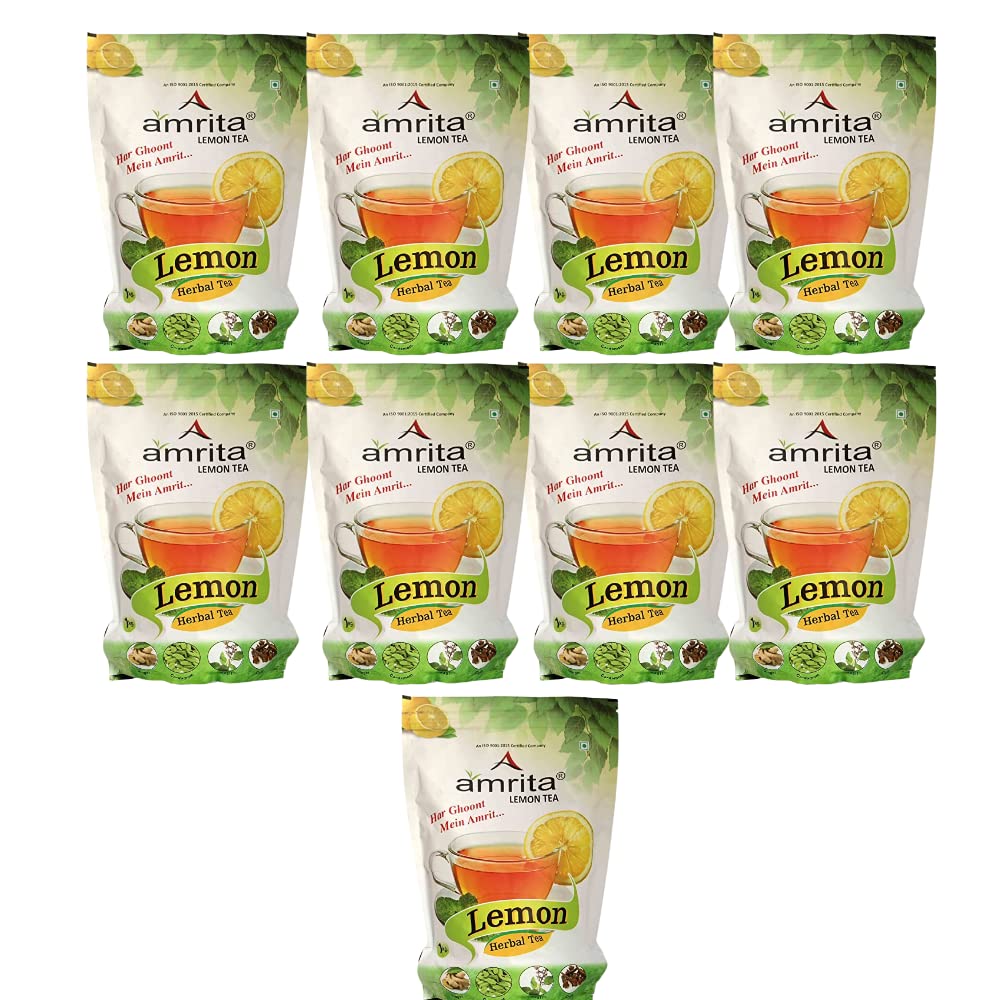 Amrita Naturals Lemon Herbal Tea Immunity Booster & Combats Acidity 1kg (LEMON-PACK-9) (B0BSXFFF7V) Amazon Price History, Amazon Price Tracker