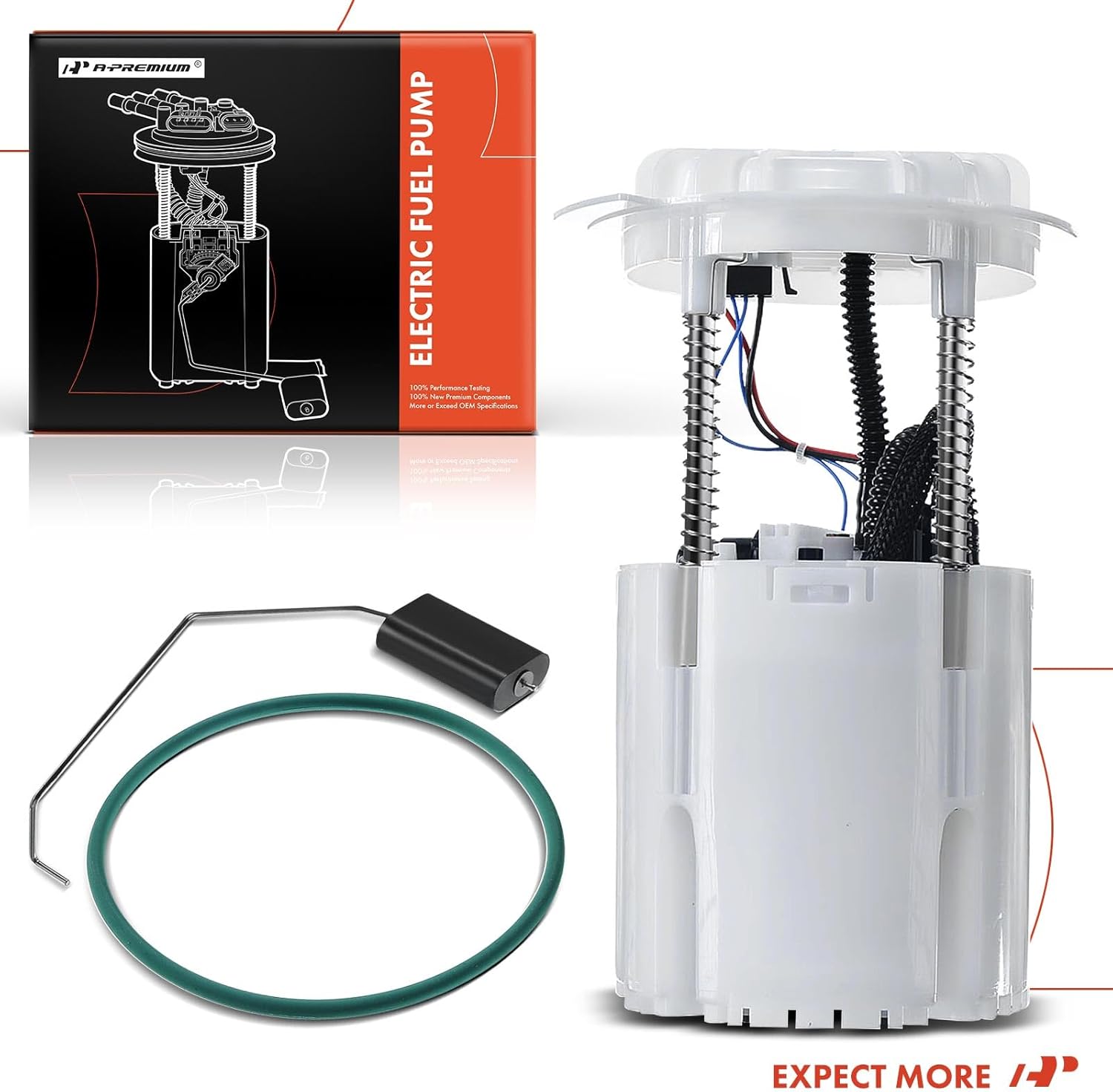 A-Premium Electric Fuel Pump Module Assembly with Sending Unit Compatible with Chrysler Town & Country & Dodge Grand Caravan 2008-2010 & VW Routan 2009-2010, 3.3L 3.8L 4.0L, Gas, Replaces# 68030875AA