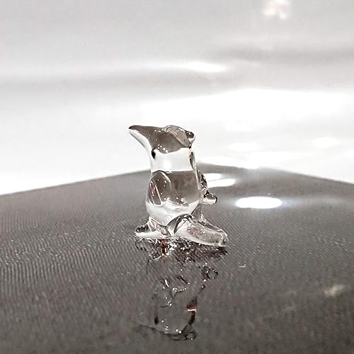 Miniatura 4 de Rare Toucan Tiny Micro Crystal Figurines mano soplado vidrio transparente arte pájaros animales coleccionables regalo decoración del hogar