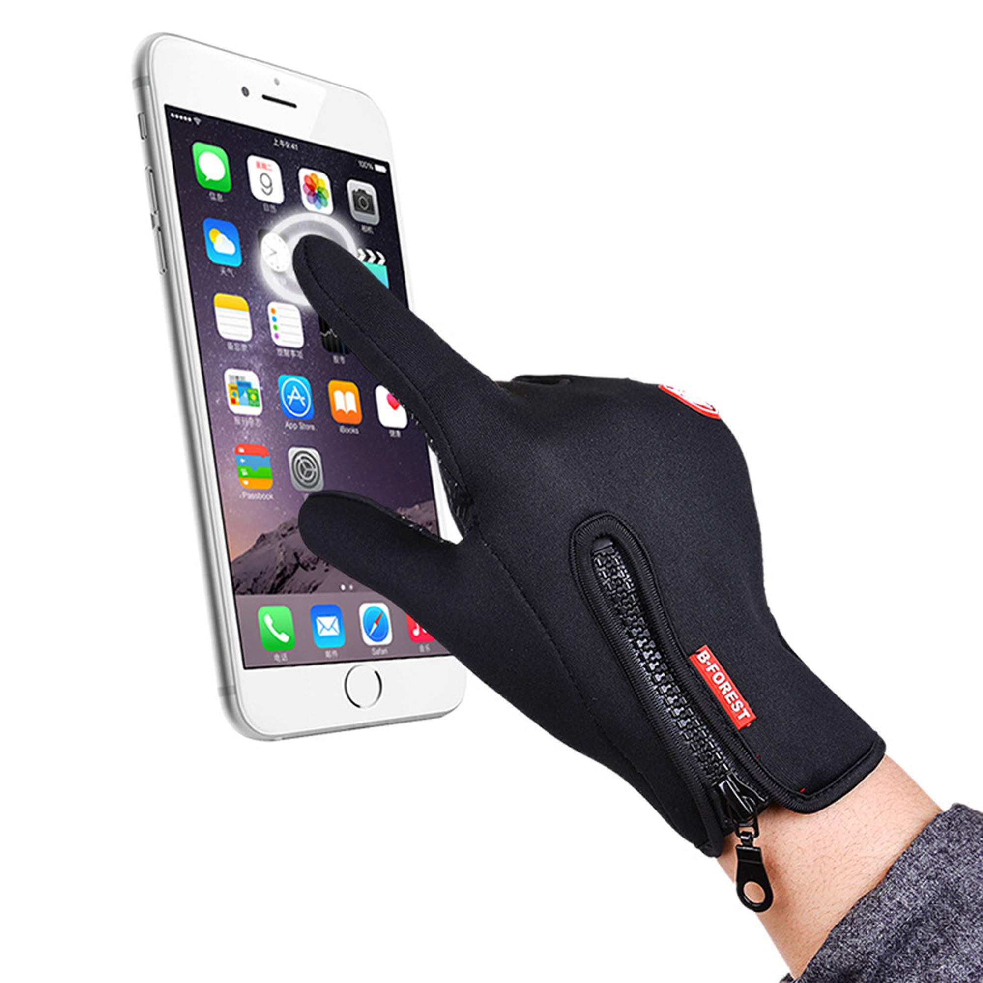 Yizhet Winterhandschuhe Mit Touchscreen - Warm, Winddicht, Rutschfest Für Fahrrad, Wandern & Ski - Unisex Damen Herren