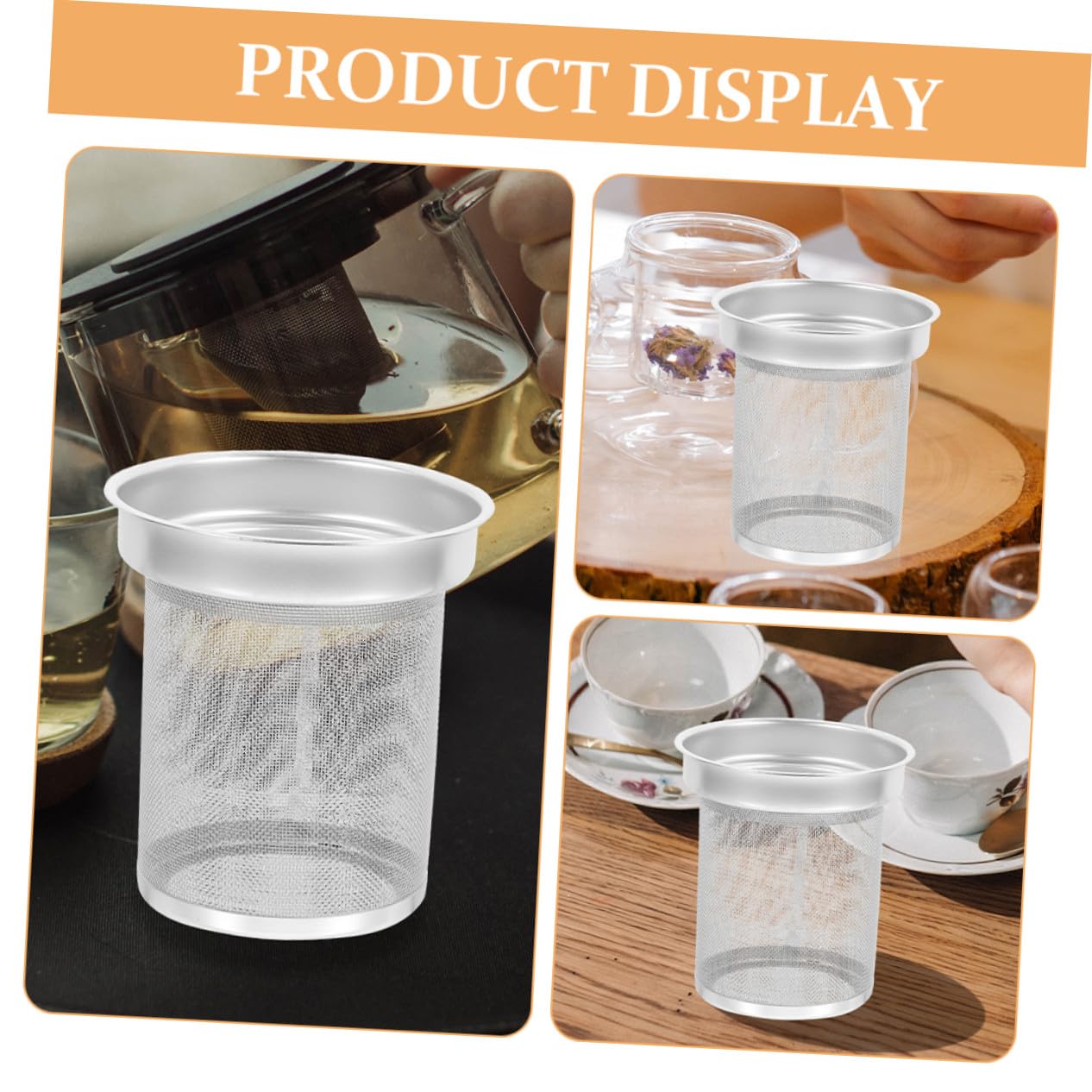 Colador De Té Forma De Tetera Infusor De Té De Acero Inoxidable Filtro De Malla Para Infusor De Metal Tetera