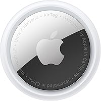 Apple AirTag 1st Generation Bluetooth Tracker for Keys, Wallet, Luggage - Precision Finding, Find My Network, IP67 Rated
