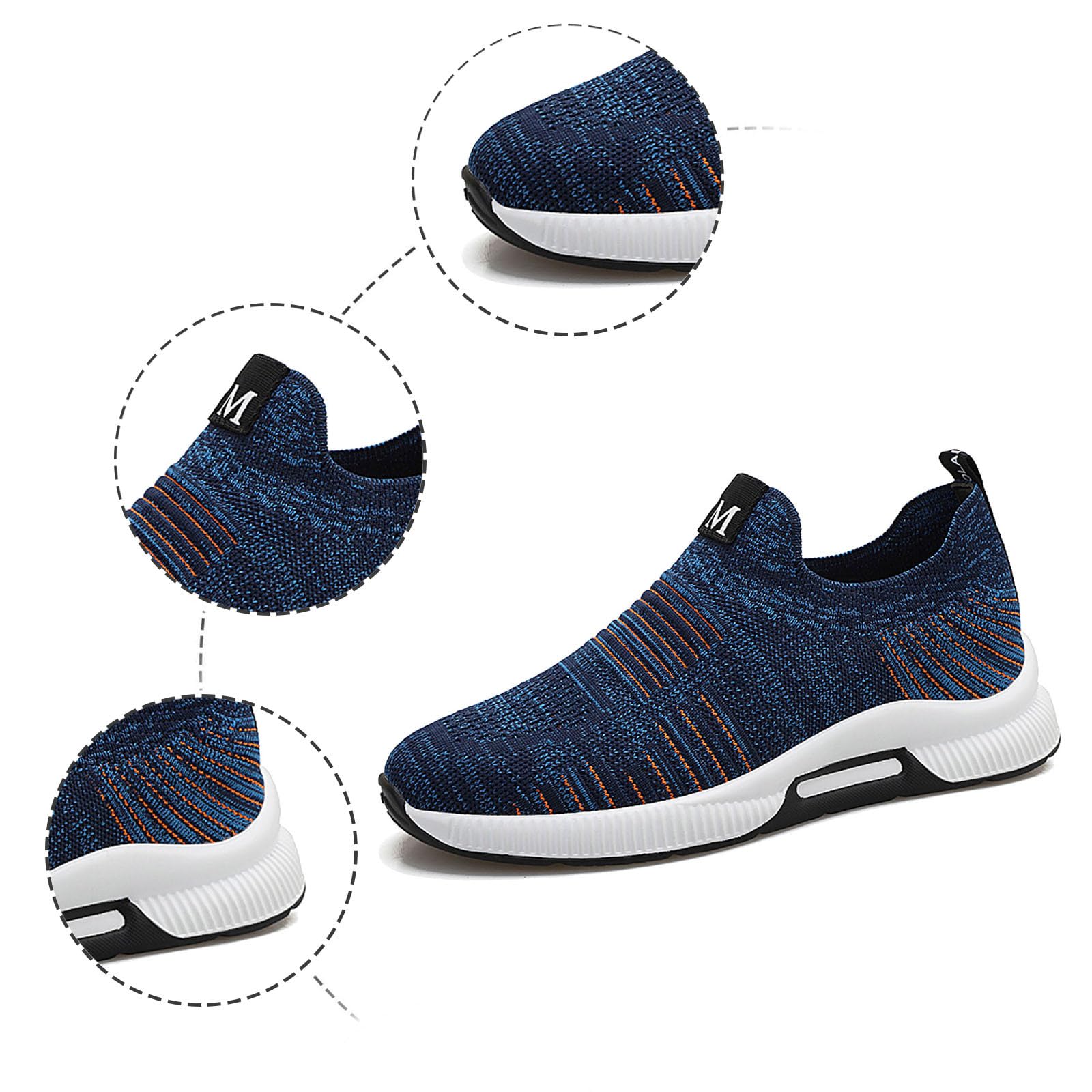 Scarpe da ginnastica da uomo, antiscivolo, durevoli, estive, leggere, da corsa, traspiranti, per camminare, allenamento, palestra