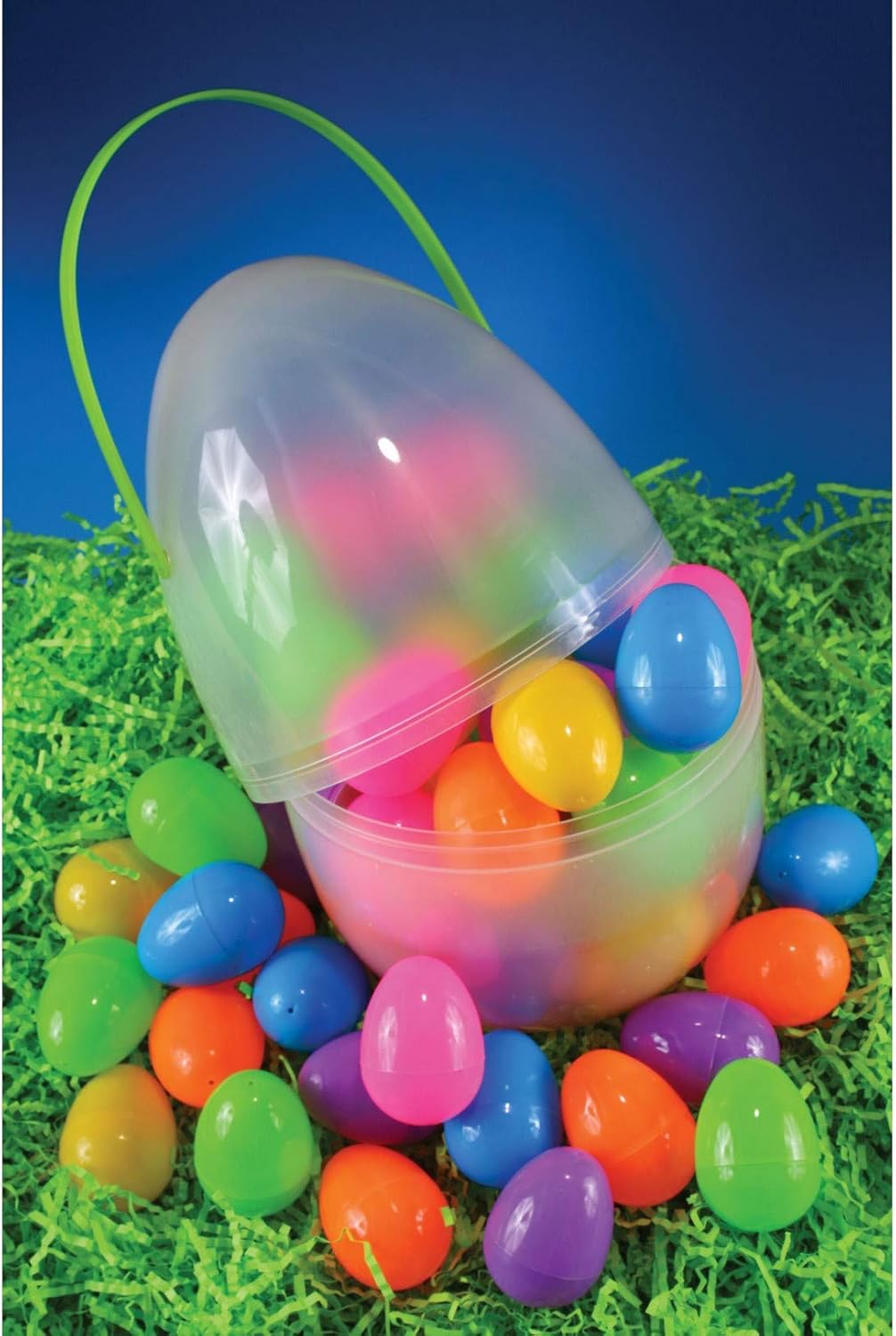 Easter Unlimited 14" Easter Eggs in Large Plastic Egg - 48 pk