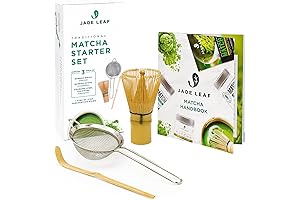 Jade Leaf Matcha Traditional Starter Set - Matcha Kit with Powder