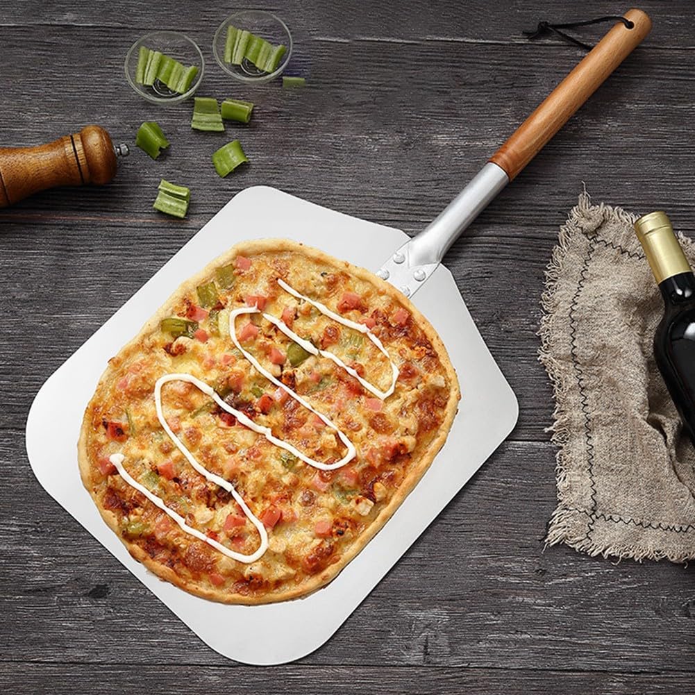 Pizzaschieber, Kuchenheber, Abnehmbarer Aluminiumspatel, Backwerkzeug, Tortenheber, einfach zu bedienen