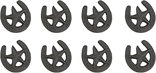 Things2Die4 Set of 8 Rustic Brown Western Star and Horseshoe Cast Iron Cabinet K - Compare price