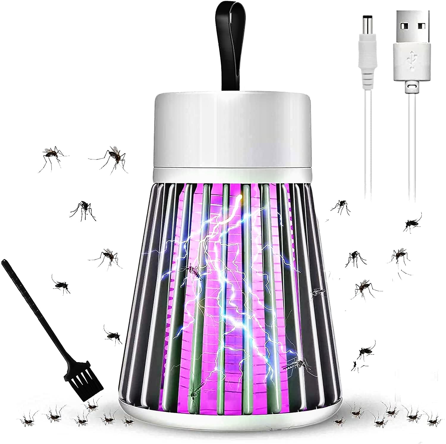 Gareeb Store 360° UV Mosquito Killer Lamp - Electric & USB Powered Insect Trap, Mosquito Zap, Zapper, Insect Killer (Safe & Silent)-image-11