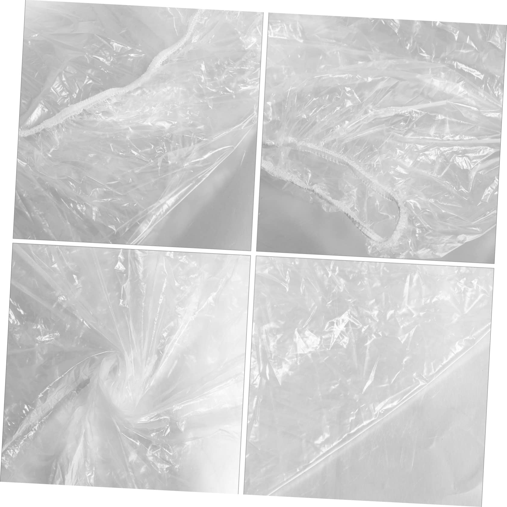 SEWOART Disposable Transparent Car Cover Tear-Resistant Pe Vehicle Protection for Indoor Outdoor Use Easy Attach and Detach Fit — view 8