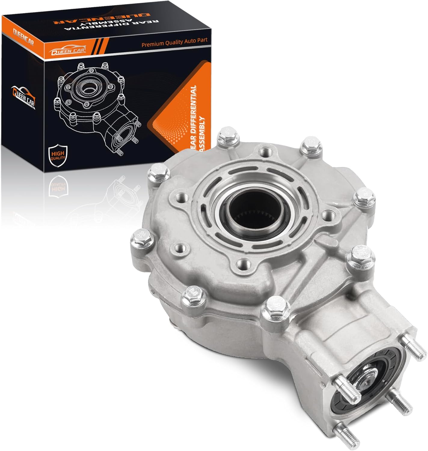 Complete Rear Differential Compatible with 1988-2000 Honda Fourtrax 300 TRX300 TRX300FW 4X4 Replace OE 41300-HM5-A10