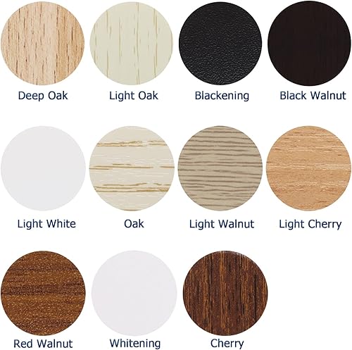 Miniatura 3 de Mini Skater 108 calcomanías de madera autoadhesivas para muebles de gabinete, agujeros para tornillos, suministros de decoración, 0.78 pulgadas de