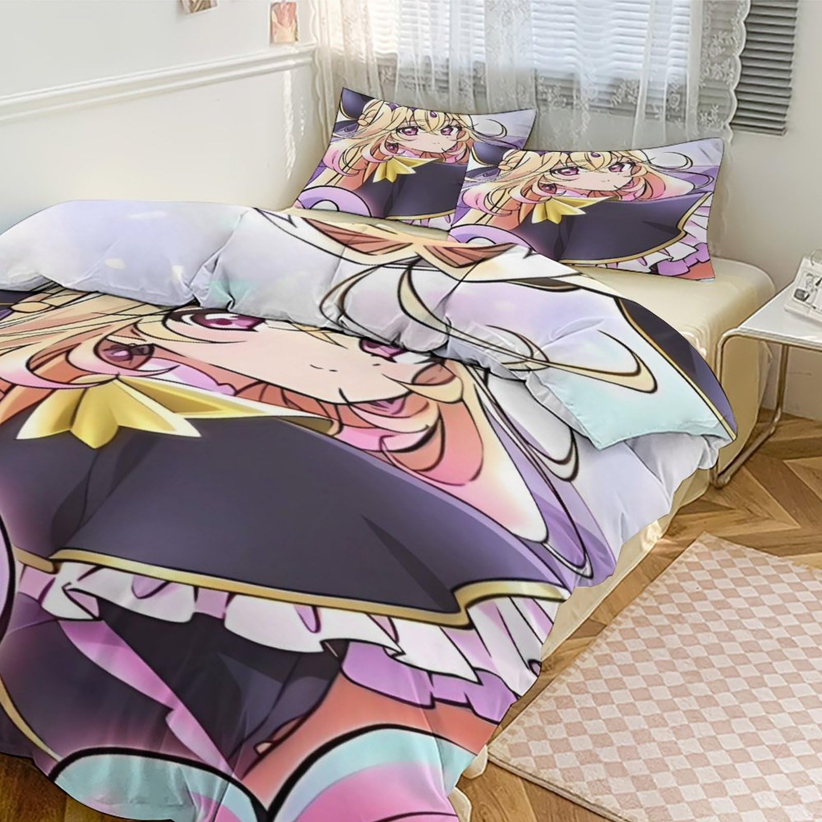 nanacan c108 姫騎士ちゃん＋子供たちの添い寝シーツ Amazon｜寝具カバーセット 名探偵プリキュア！キュアアルカナ