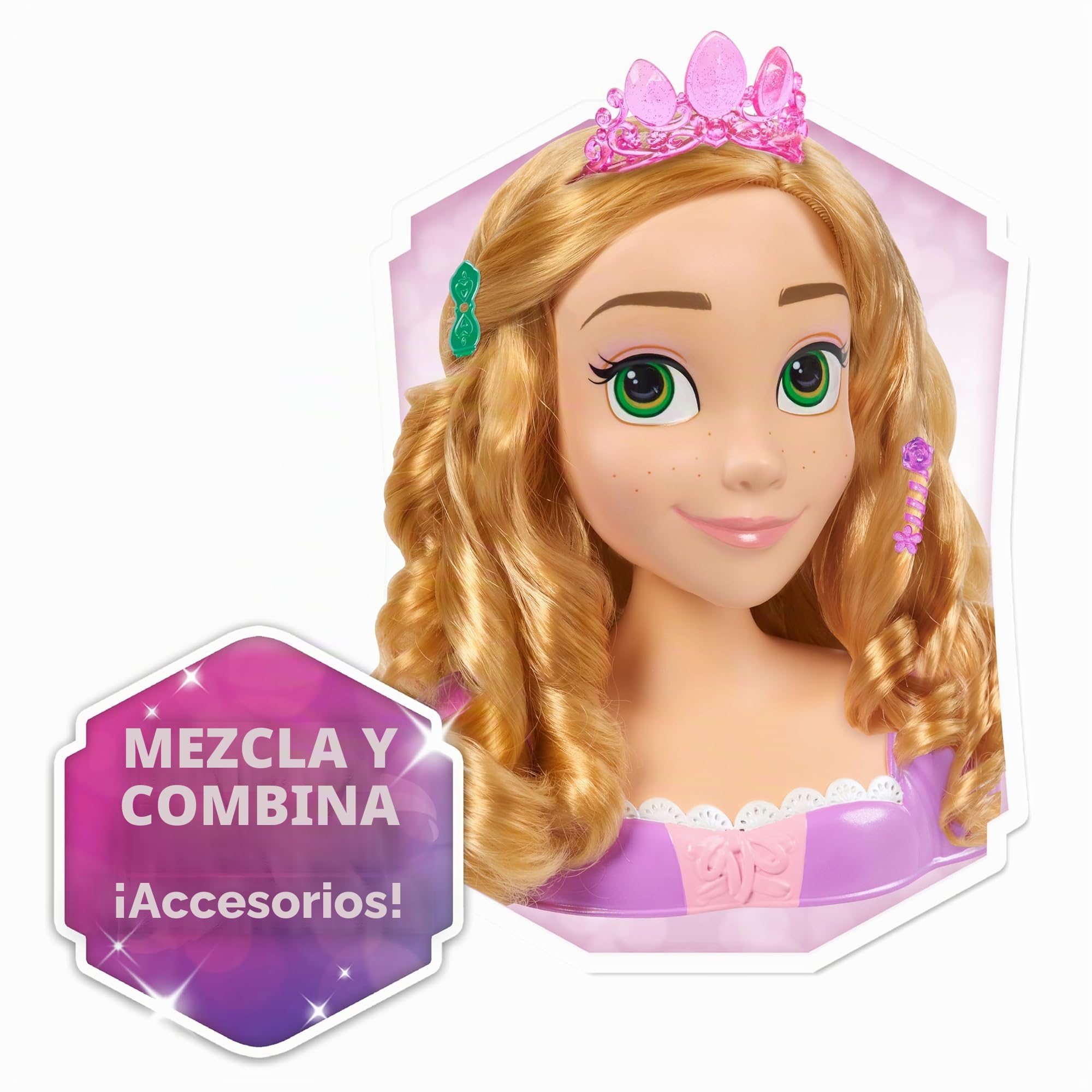 Disney Pricness Basic Rapunzel Styling Head 18 pieces
