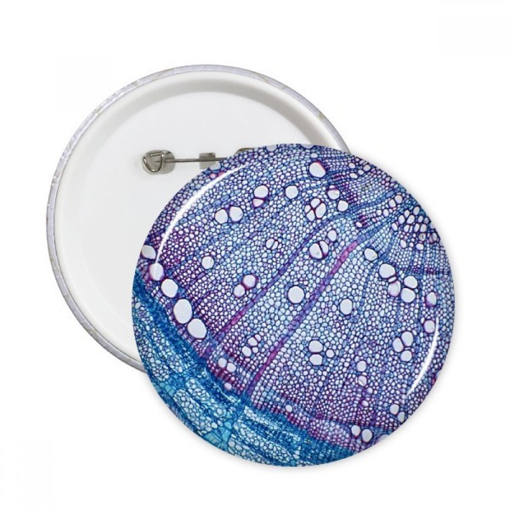 Badge rond motif cellulaire bleu DIYthinker S - 3
