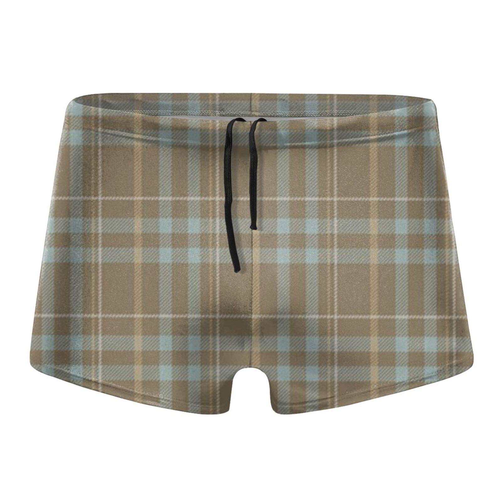 Men's Caselio Swimwear Boxer Briefs Swim Trunk Triangle Thong Bikini Swimsuit