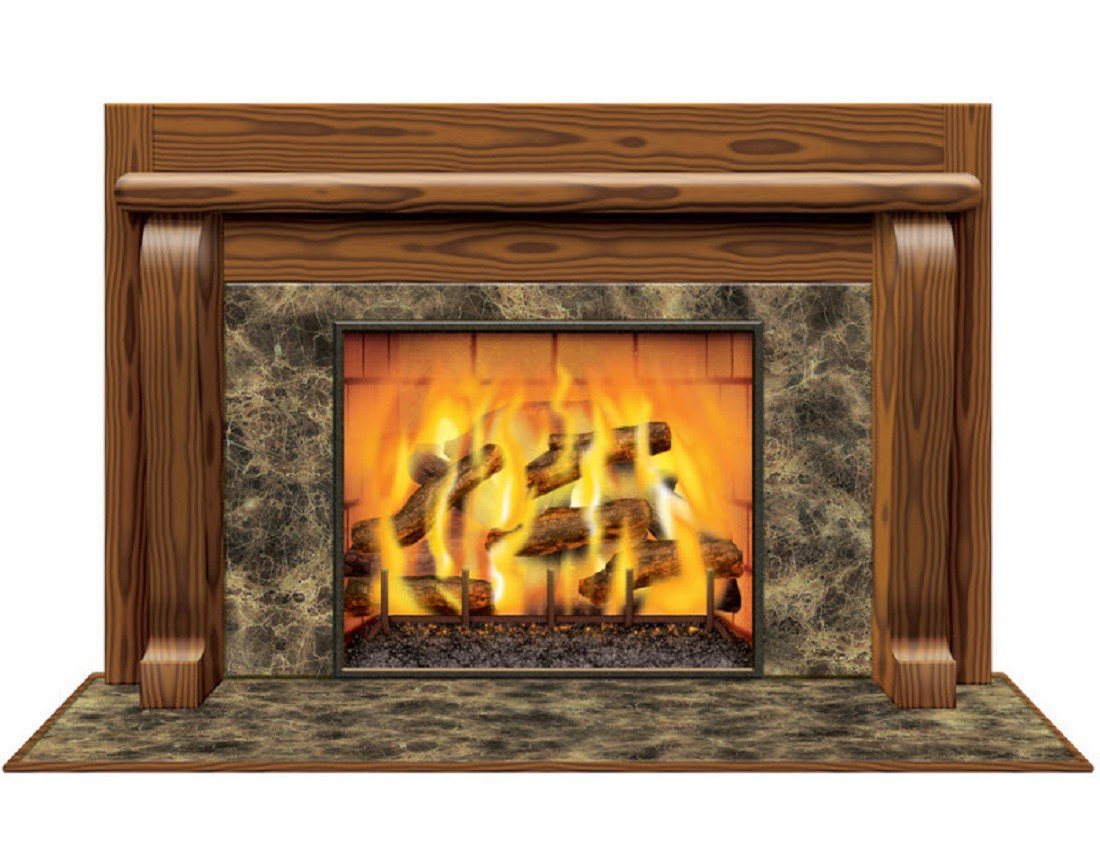 Fireplace Insta-View Party Accessory (1 count) (1/Pkg)