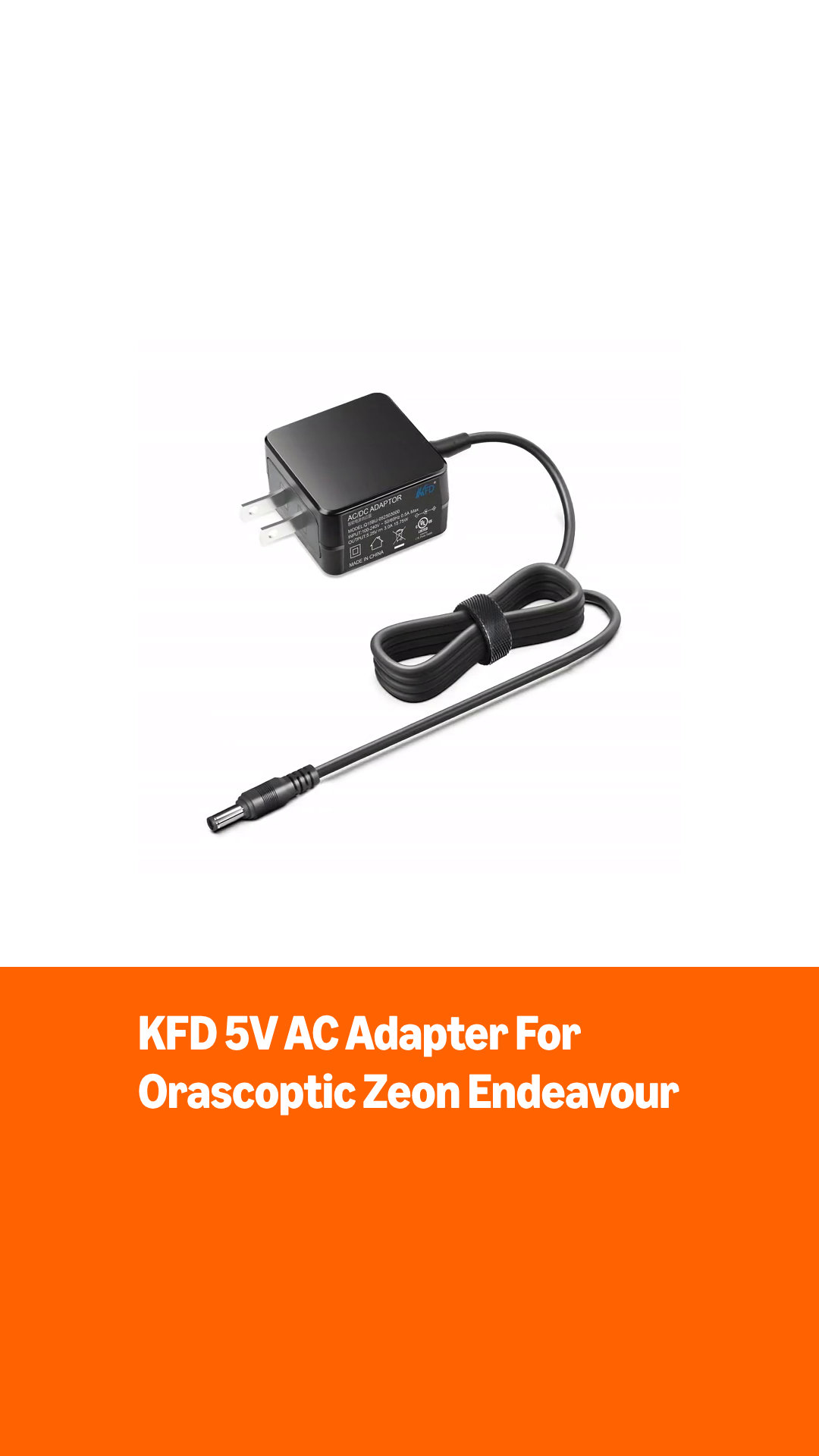 Amazon.com: KFD 5V AC Adapter for Orascoptic Zeon Endeavour 922008